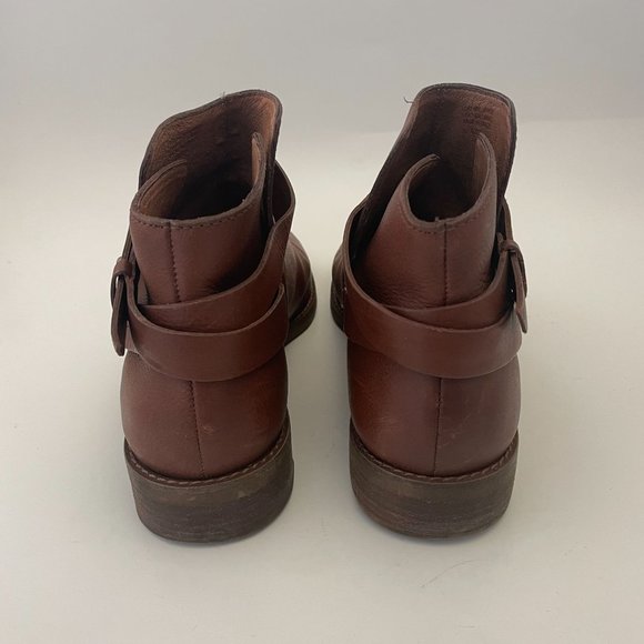 Madewell Women's Brown Leather DARRIN Ankle Boot - Size 10 - Picture 4 of 7